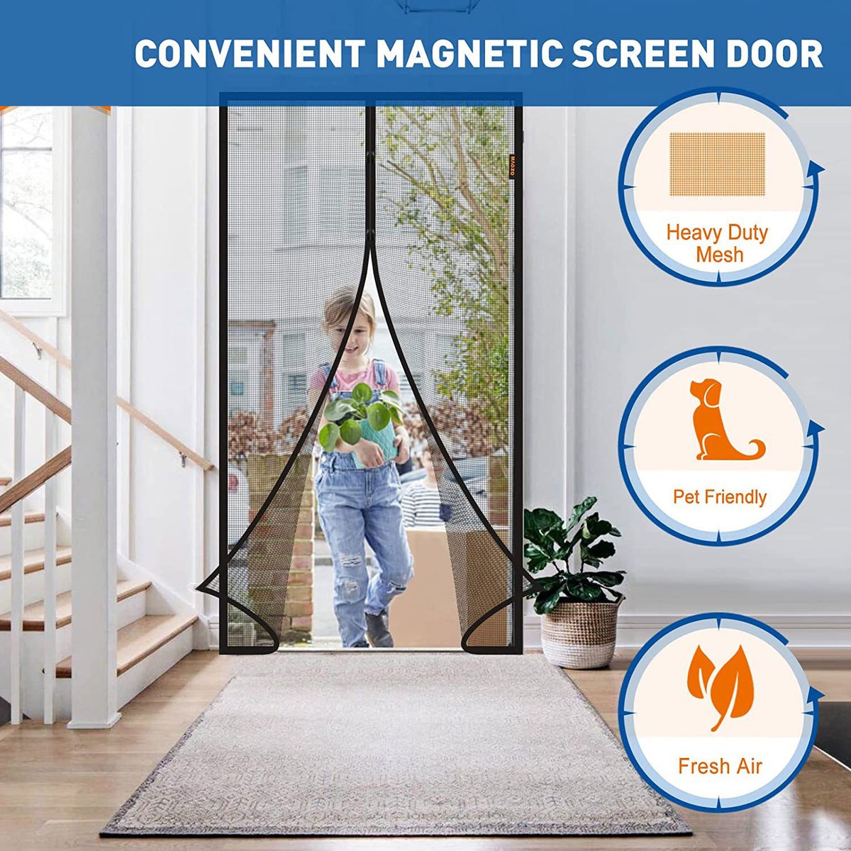 Magnetic Screen Door 