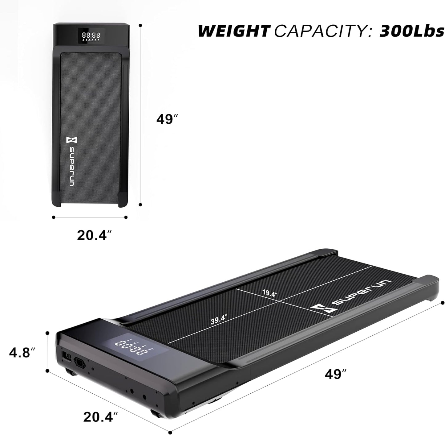 Walking Pad Compact Treadmill