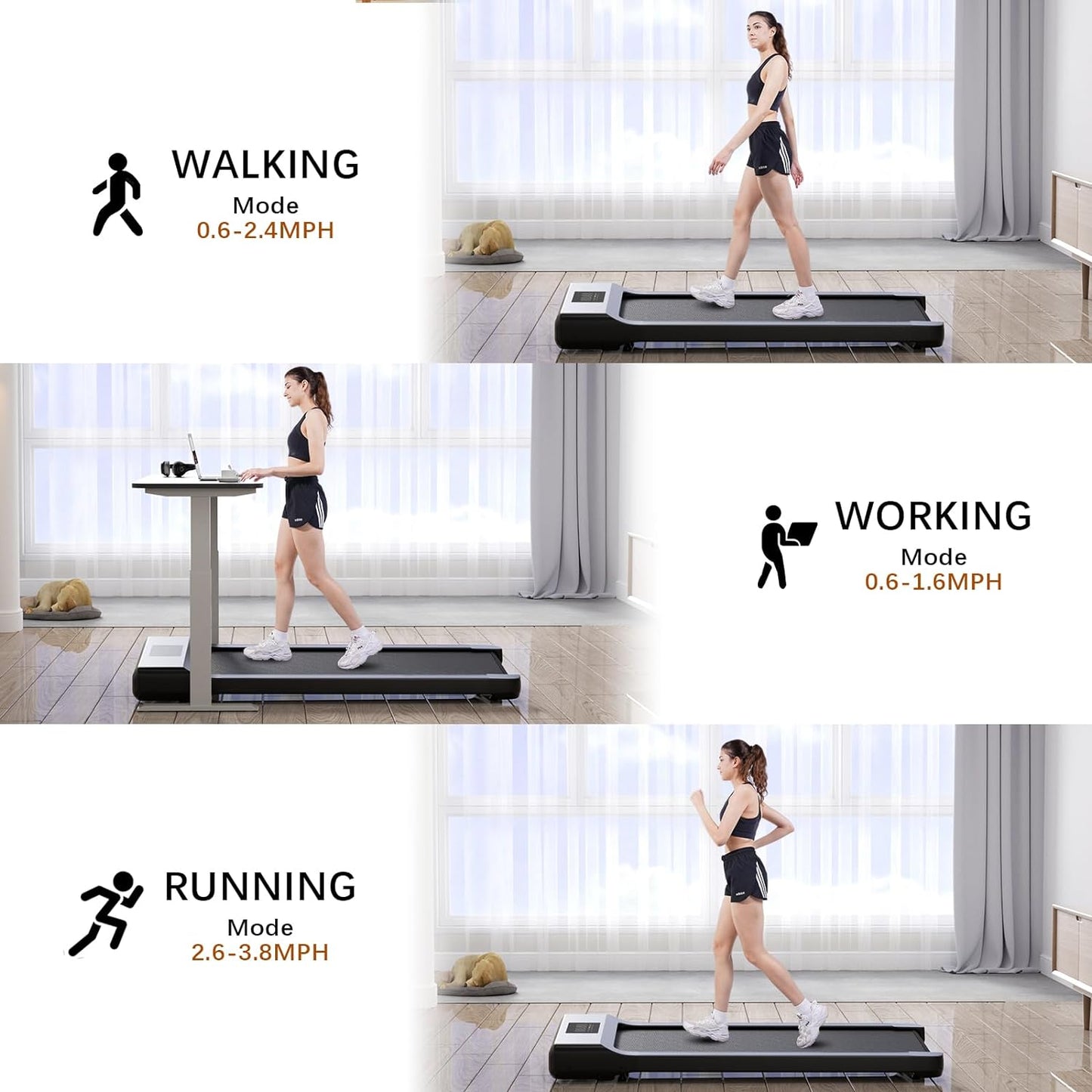Walking Pad Compact Treadmill