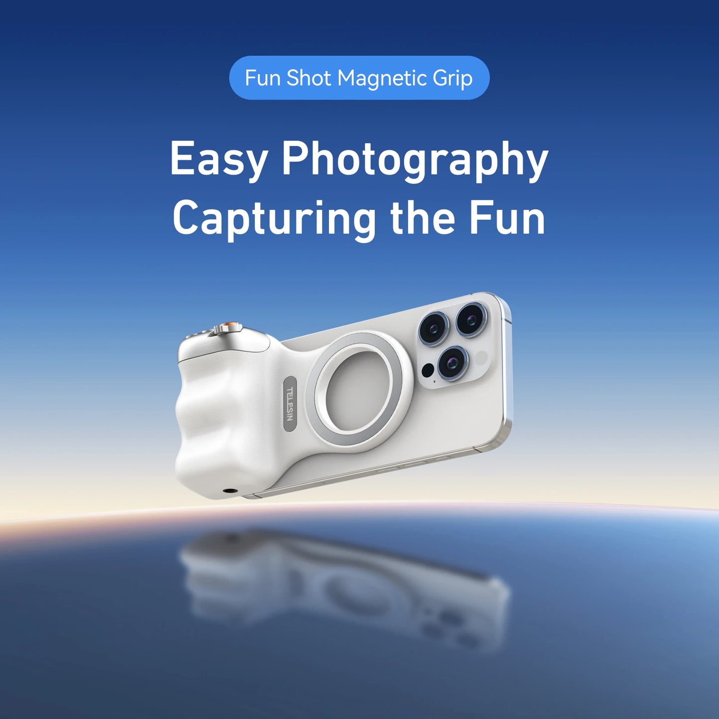 AuraMag™ Magnetic LED Selfie Light for Perfect Photos