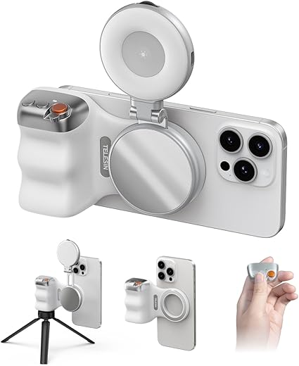 AuraMag™ Magnetic LED Selfie Light for Perfect Photos