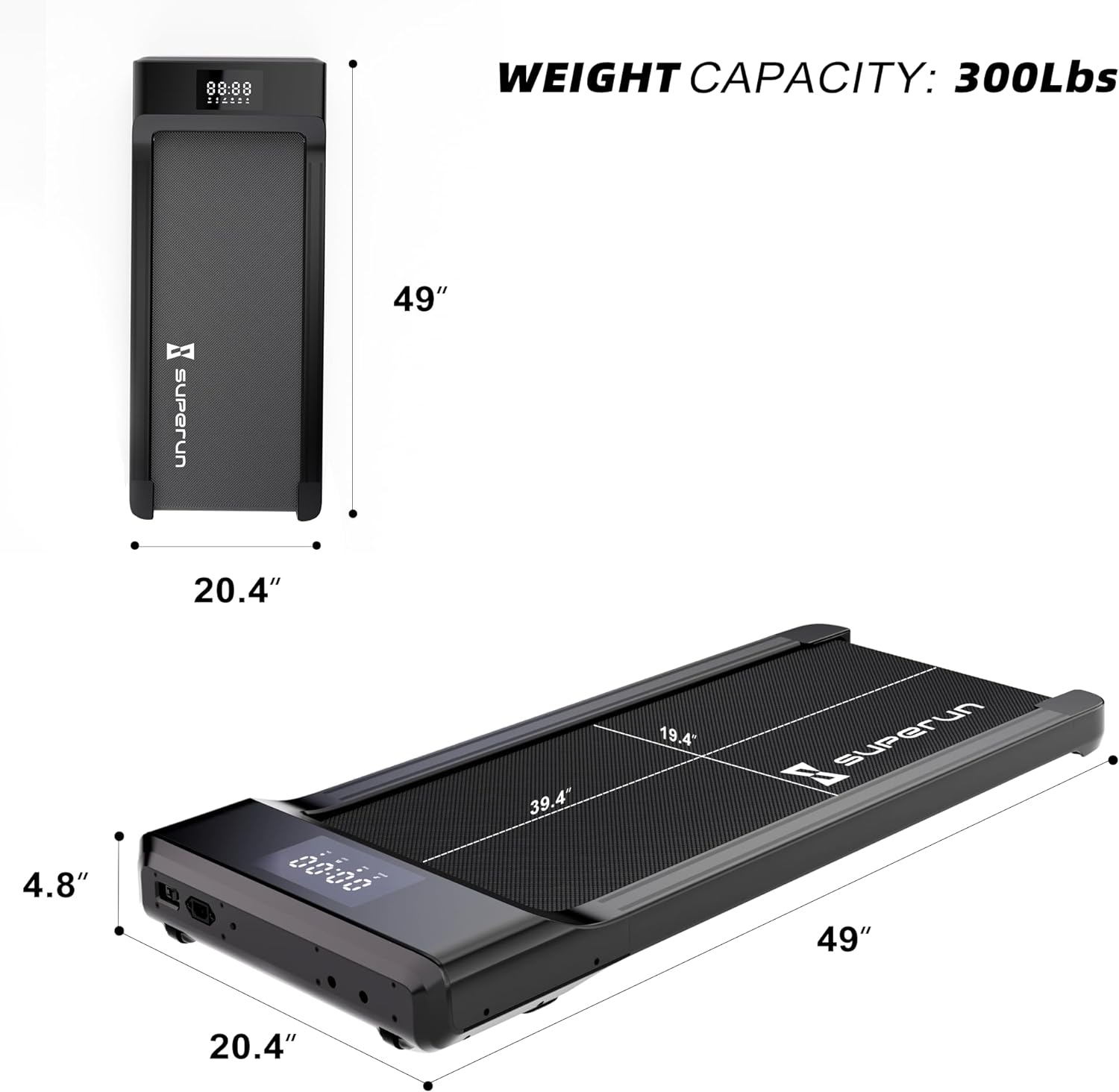 Walking Pad Compact Treadmill