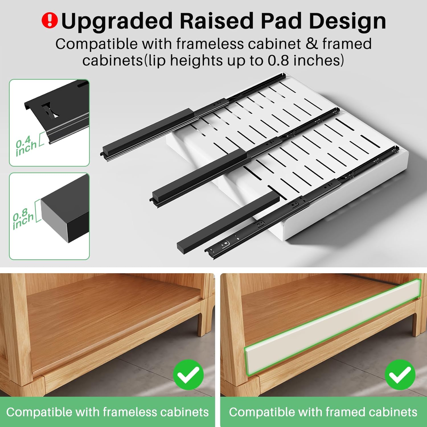 Pull ‘N Slide Expandable Cabinet Organizer
