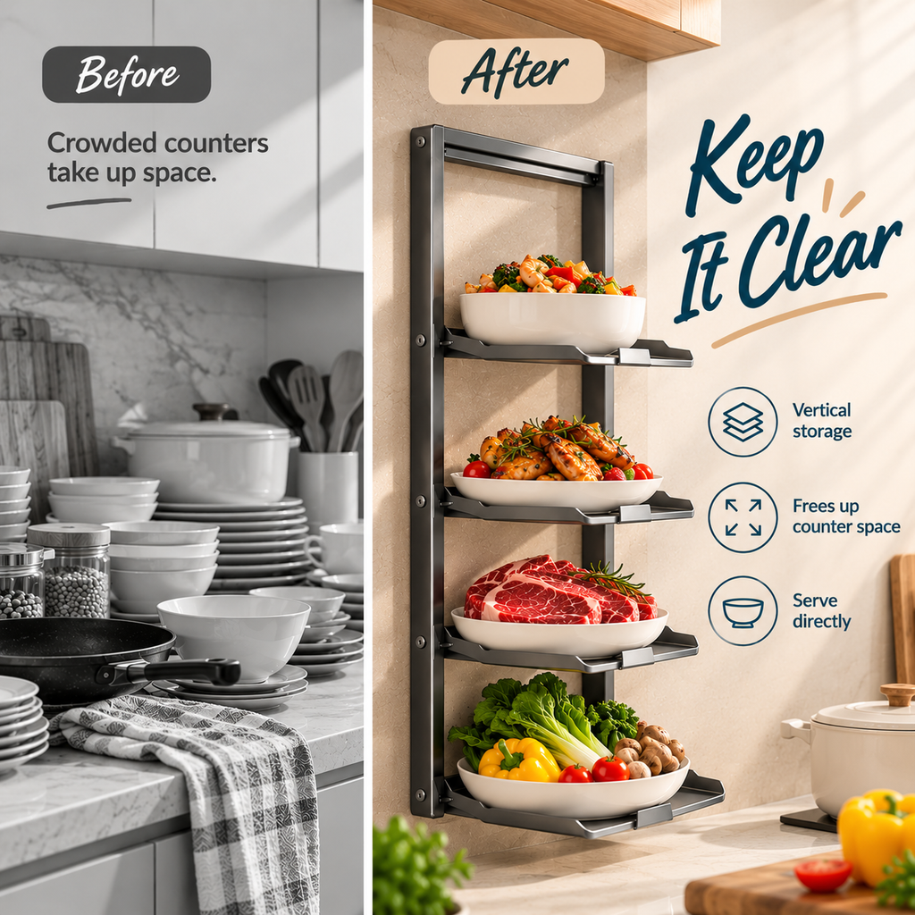 PrepFold Kitchen Rack