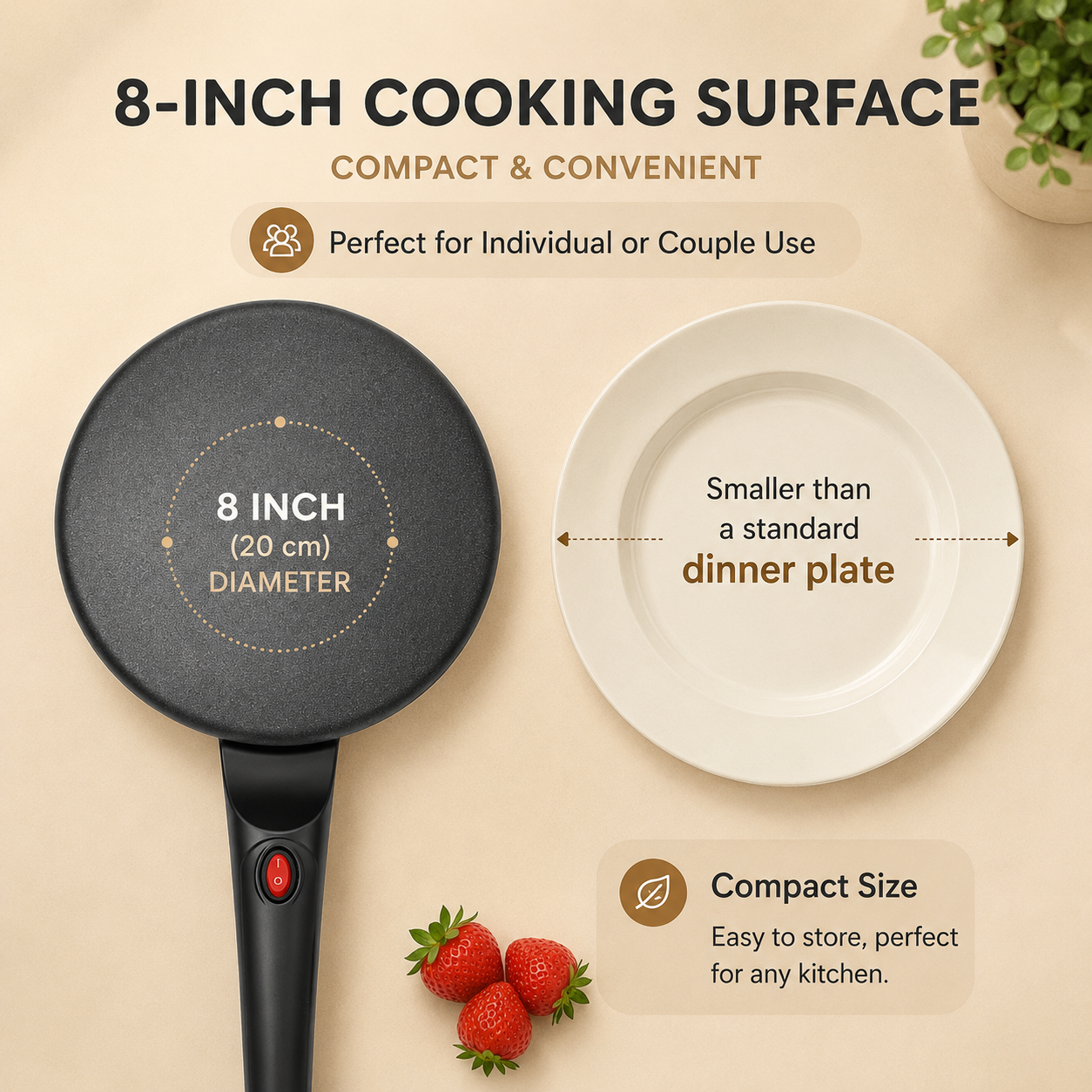 QuickFlip Crepe Maker