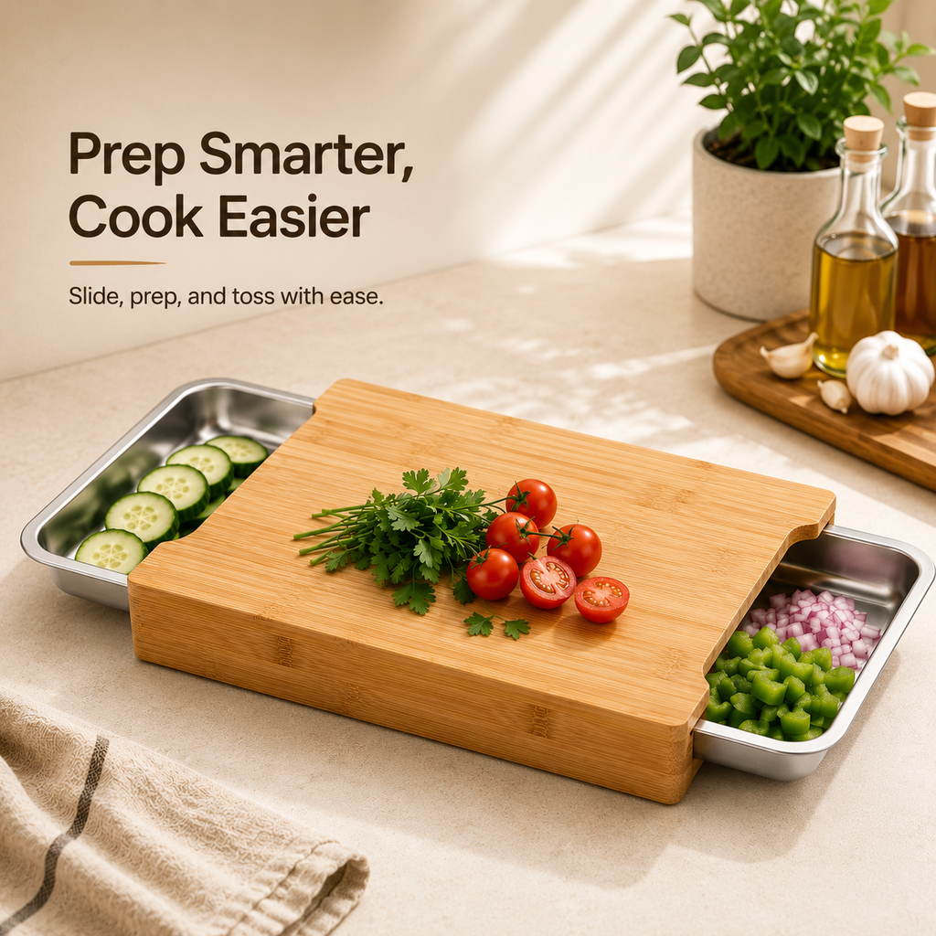 SlidePrep Cutting Board