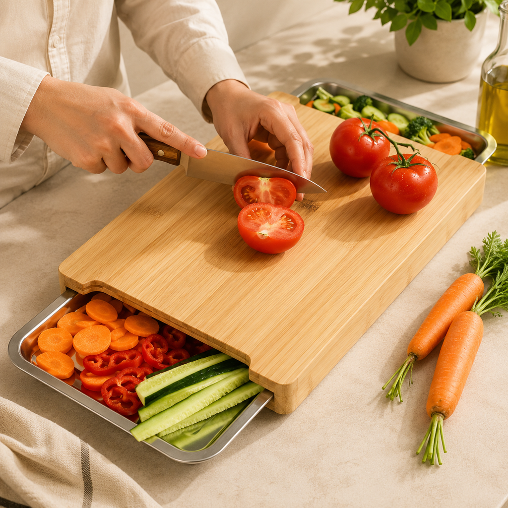 SlidePrep Cutting Board