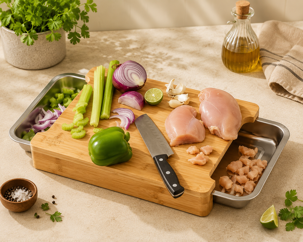 SlidePrep Cutting Board