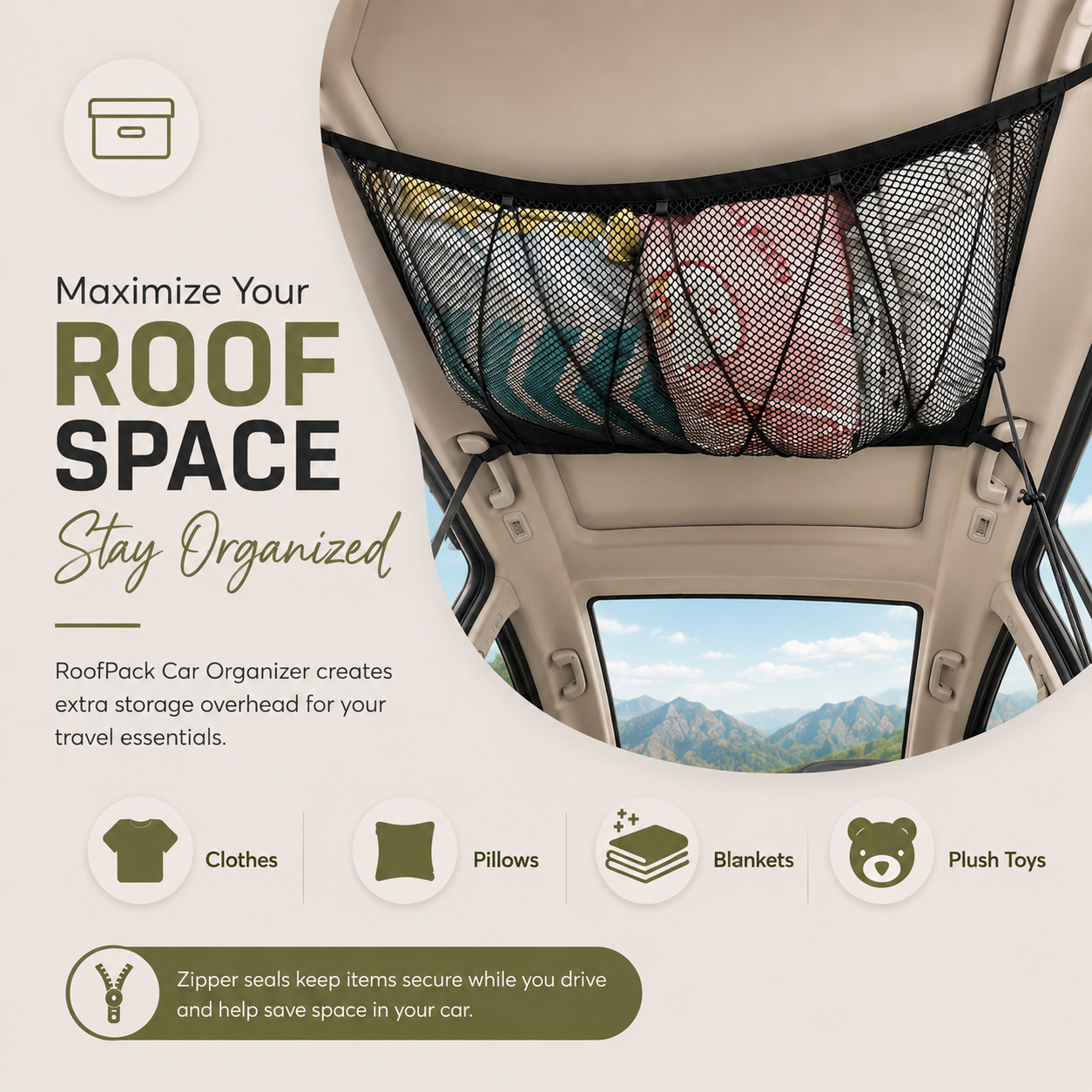 RoofPack Car Organizer