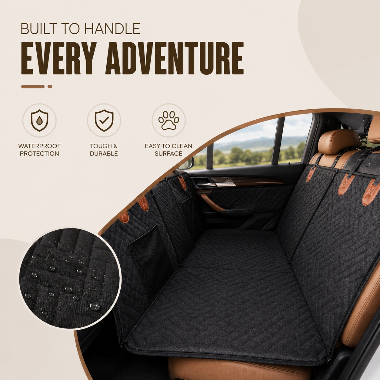 PawRide Car Bed
