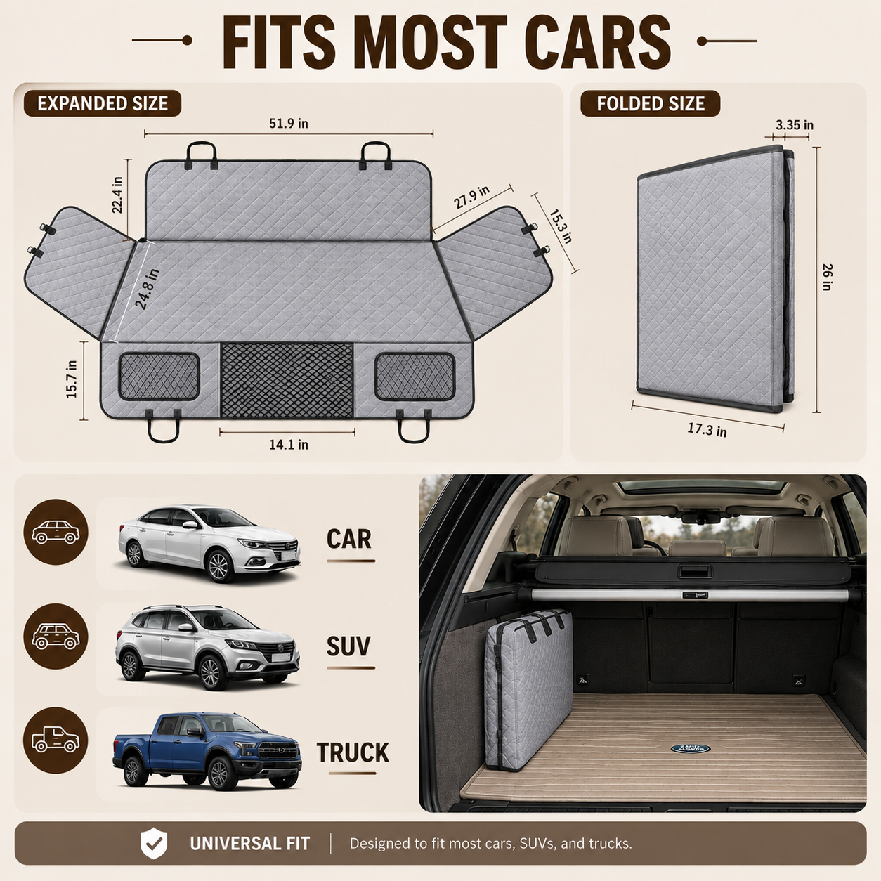 PawRide Car Bed