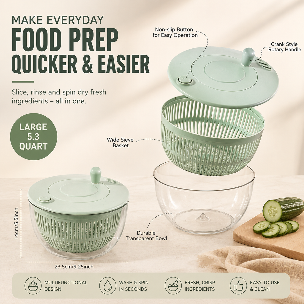 Slice&Spin Salad Maker