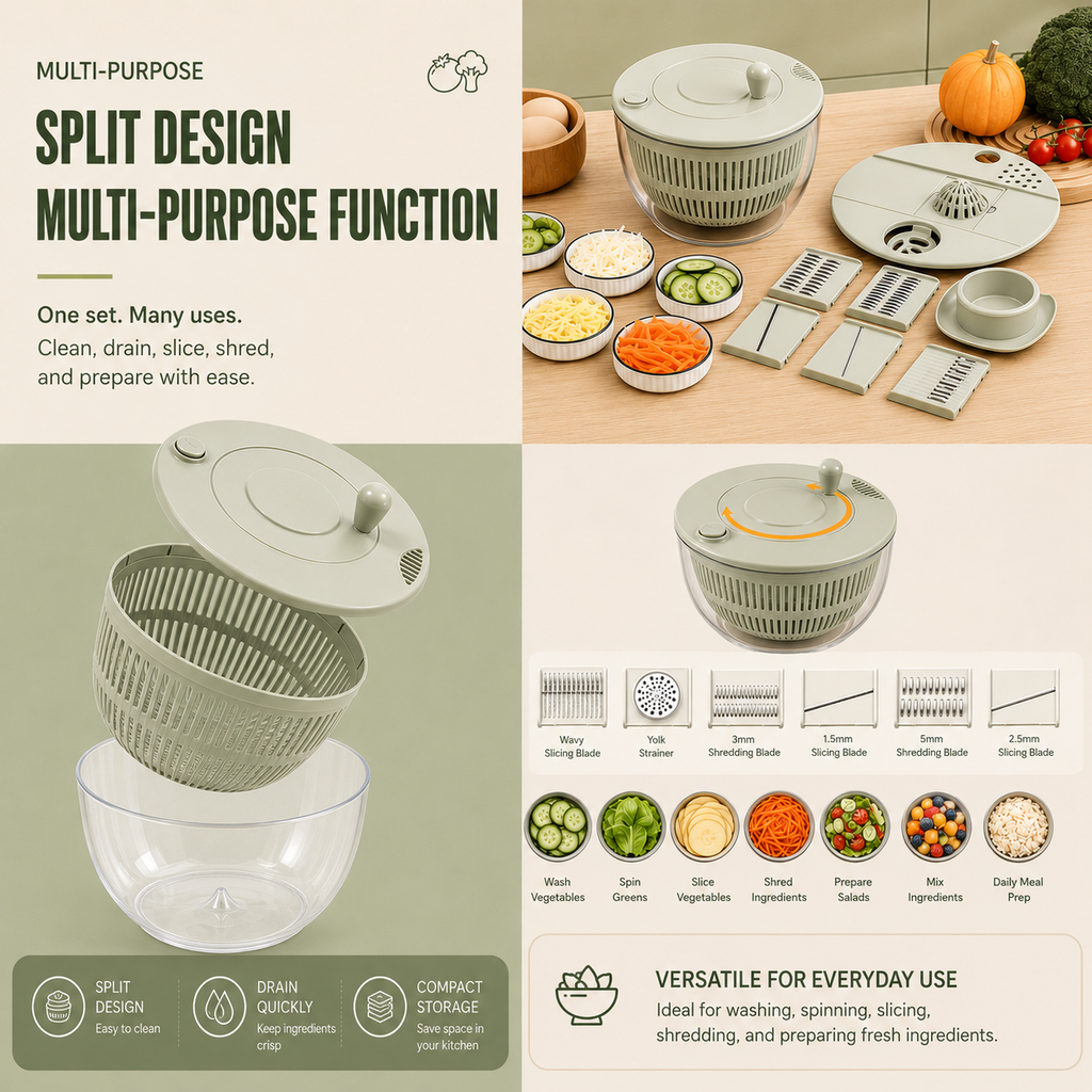Slice&Spin Salad Maker