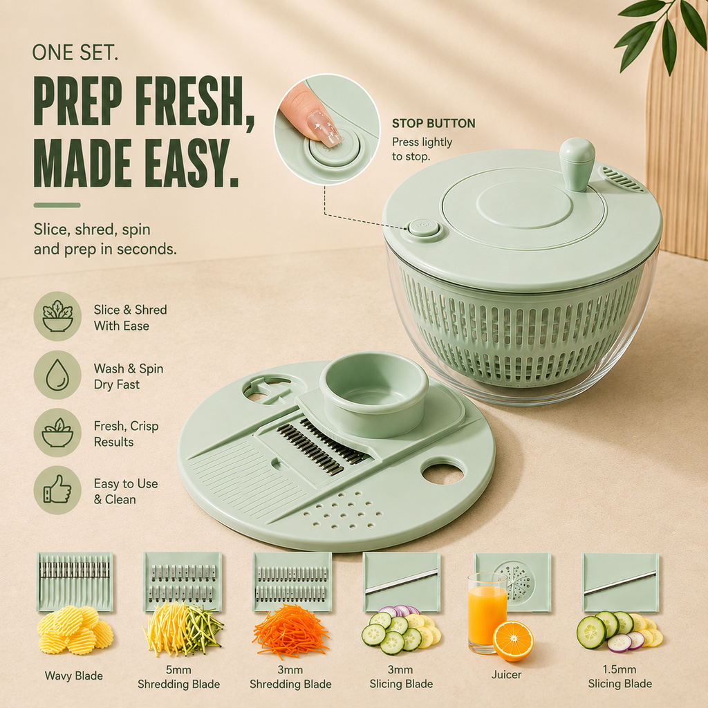 Slice&Spin Salad Maker