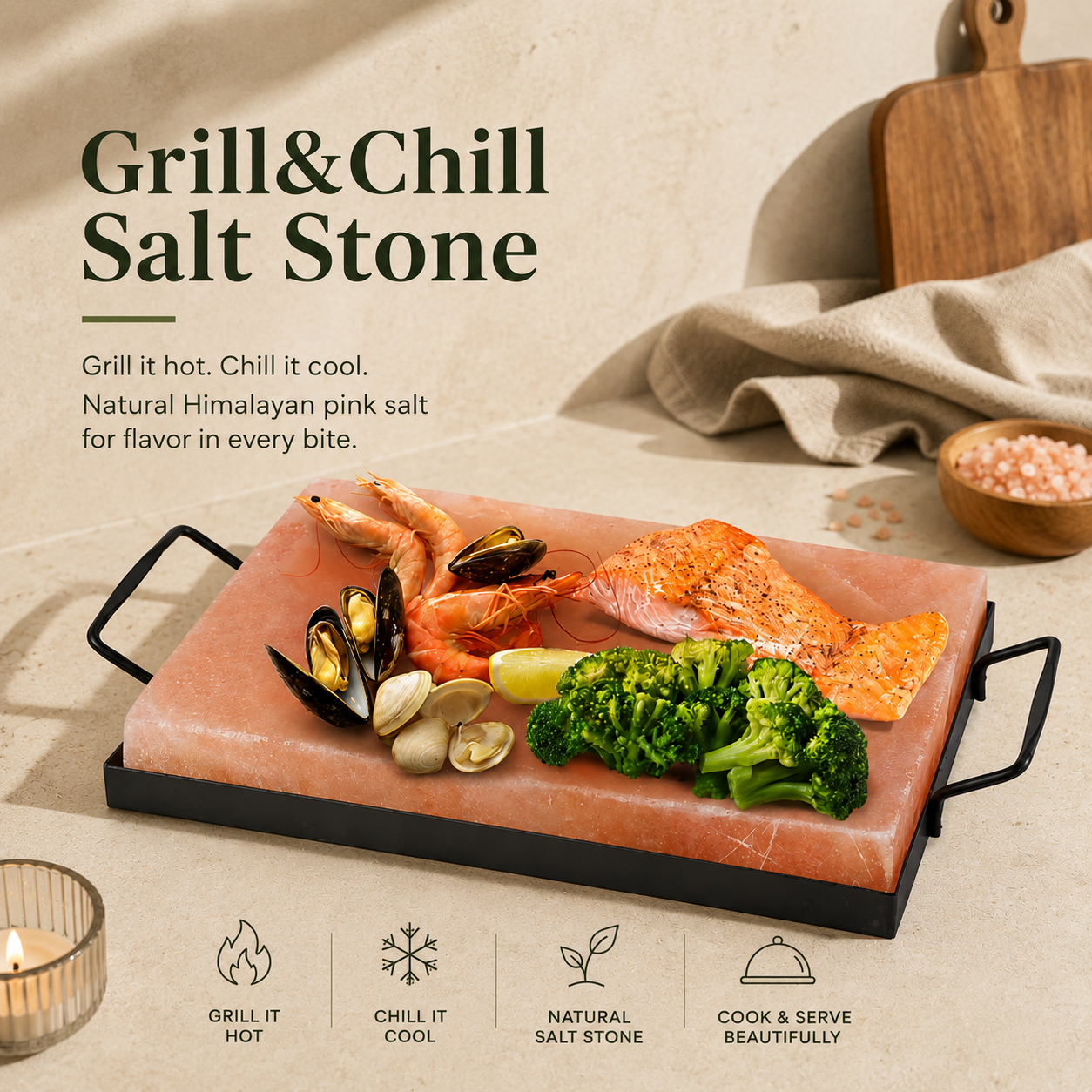 Grill&Chill Salt Stone