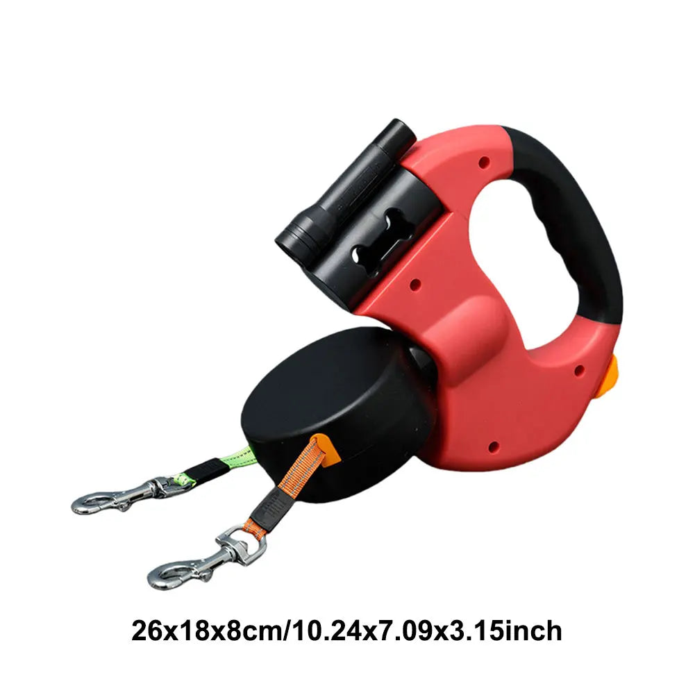 FlexiFriend™ Dual Dog Leash