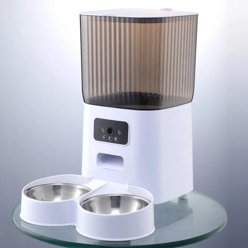 Automatic Cat Feeder with Wi-Fi & Camera
