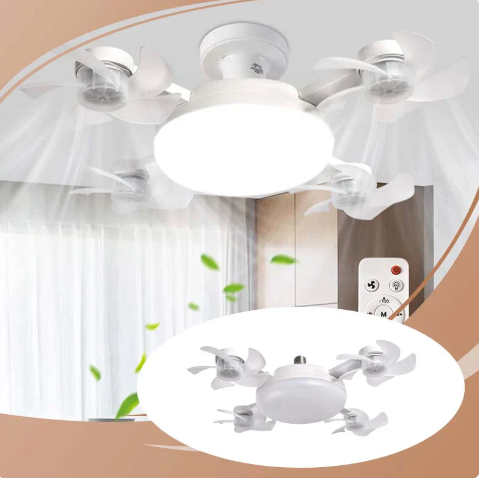 Quad-Stream LED Ceiling Fan
