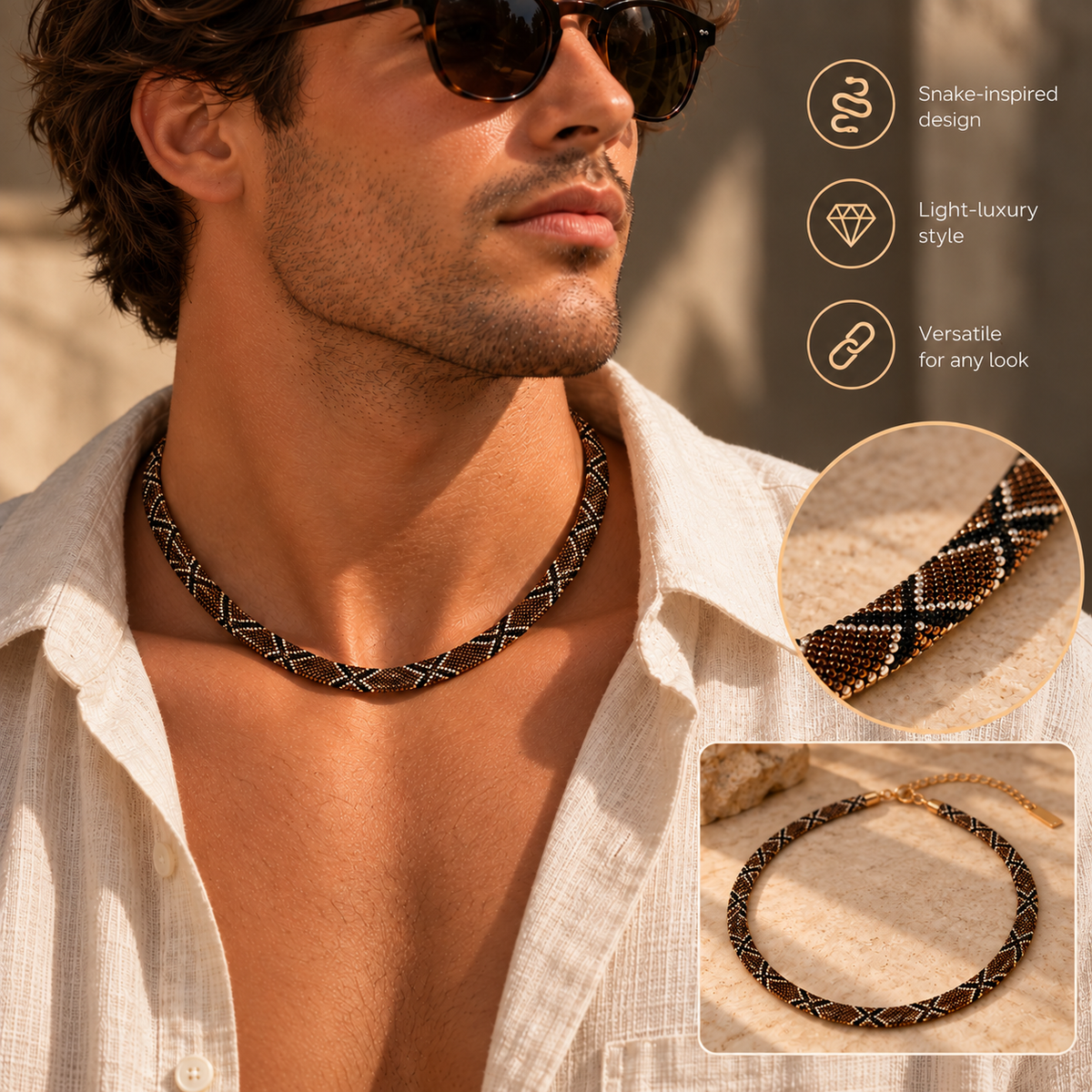 SnakeCharm Necklace