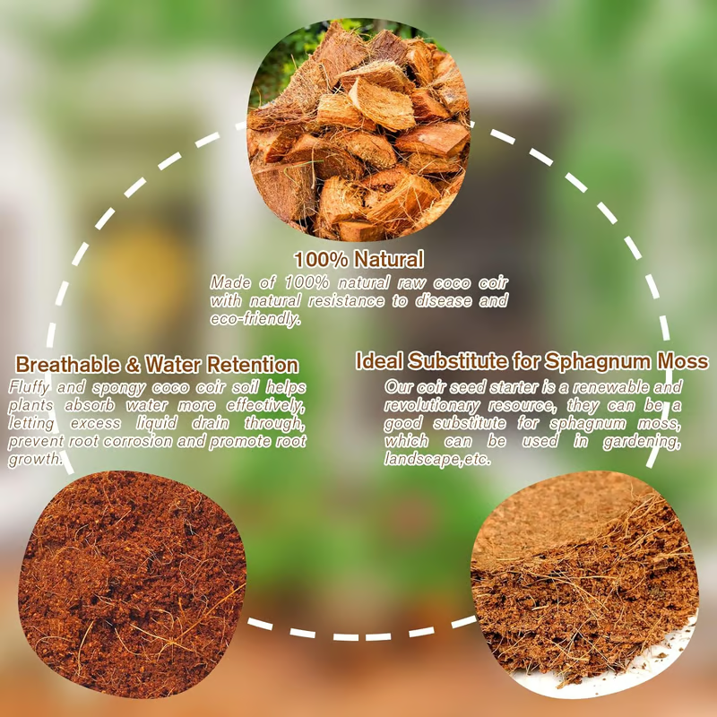 Organic Coconut Coir Plant Bricks